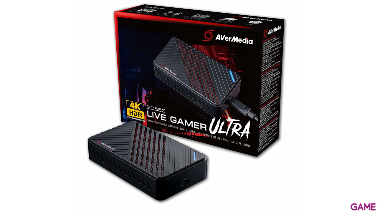AVerMedia Live Gamer Ultra 4K 2160p-30fps - Capturadora Gaming-4