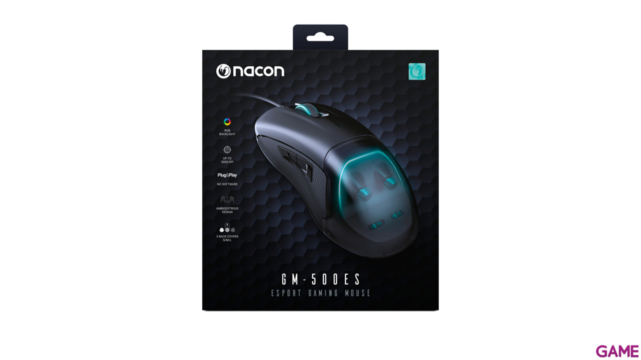 Nacon GM-500 ES RGB 5000 DPI Ambidiestro-9