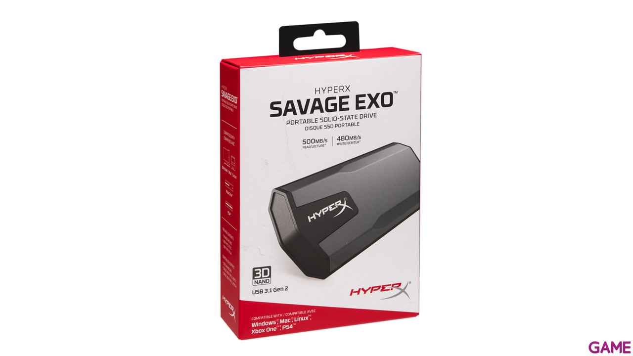 HyperX SAVAGE EXO 480GB - Disco duro externo SSD M.2 USB3.0-3