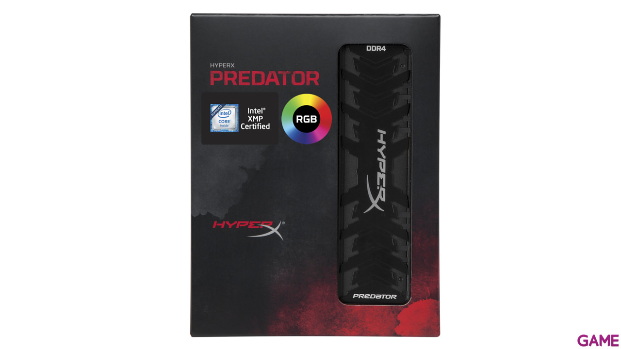 HyperX Predator RGB 8GB DDR4 3600 MHz CL17 - Memoria RAM-5