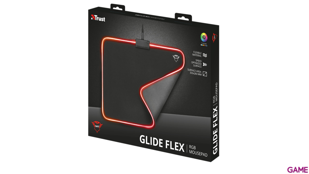 Trust GXT 762 Glide-Flex Iluminated Tela RGB - Alfombrilla Gaming-9