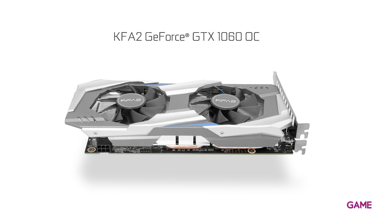 KFA2 GeForce GTX 1060 OC 6GB GDDR5 - Tarjeta Gráfica Gaming