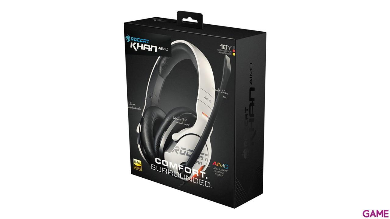 Roccat Khan AIMO 7.1 Blancos - Auriculares Gaming-1