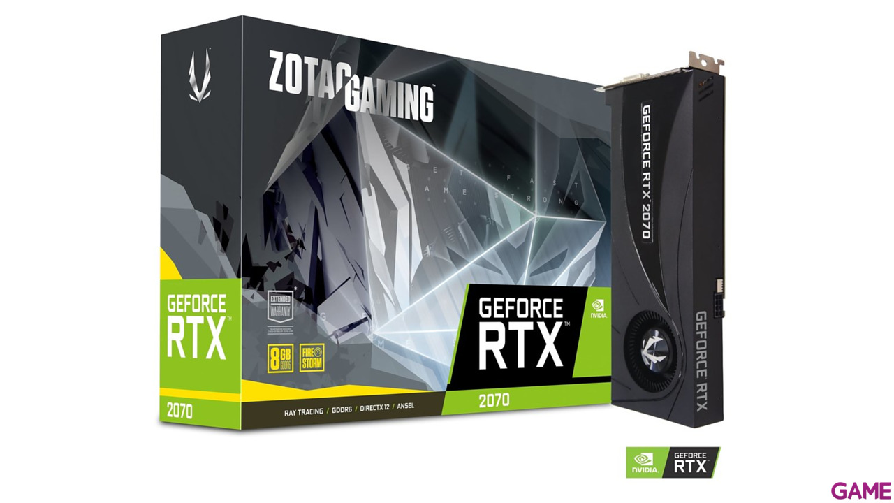 Zotac GeForce RTX 2070 Gaming Blower 8GB GDDR6 - Tarjeta Gráfica Gaming-0