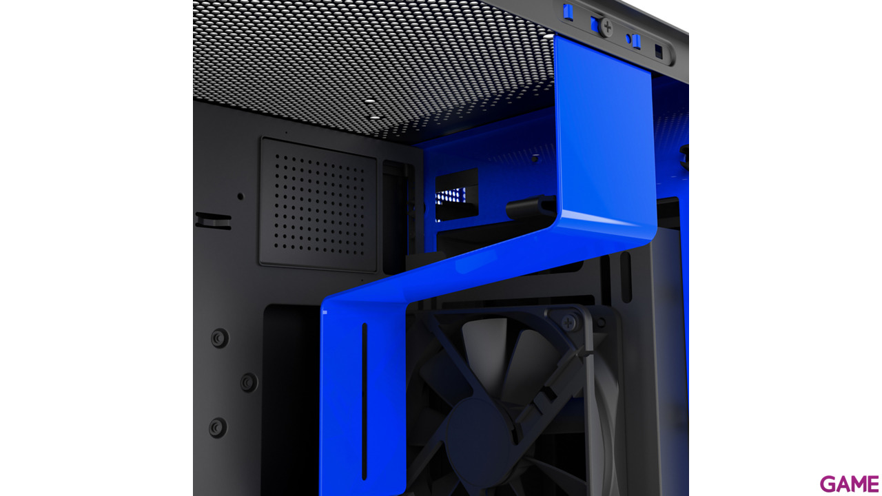 NZXT H400i Azul - Cristal Templado - Micro ATX - Caja Ordenador-4
