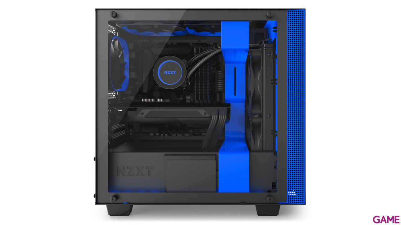 NZXT H400i Azul - Cristal Templado - Micro ATX - Caja Ordenador-8
