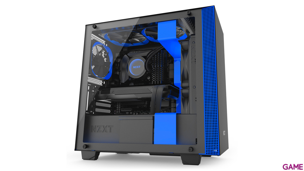 NZXT H400i Azul - Cristal Templado - Micro ATX - Caja Ordenador-11