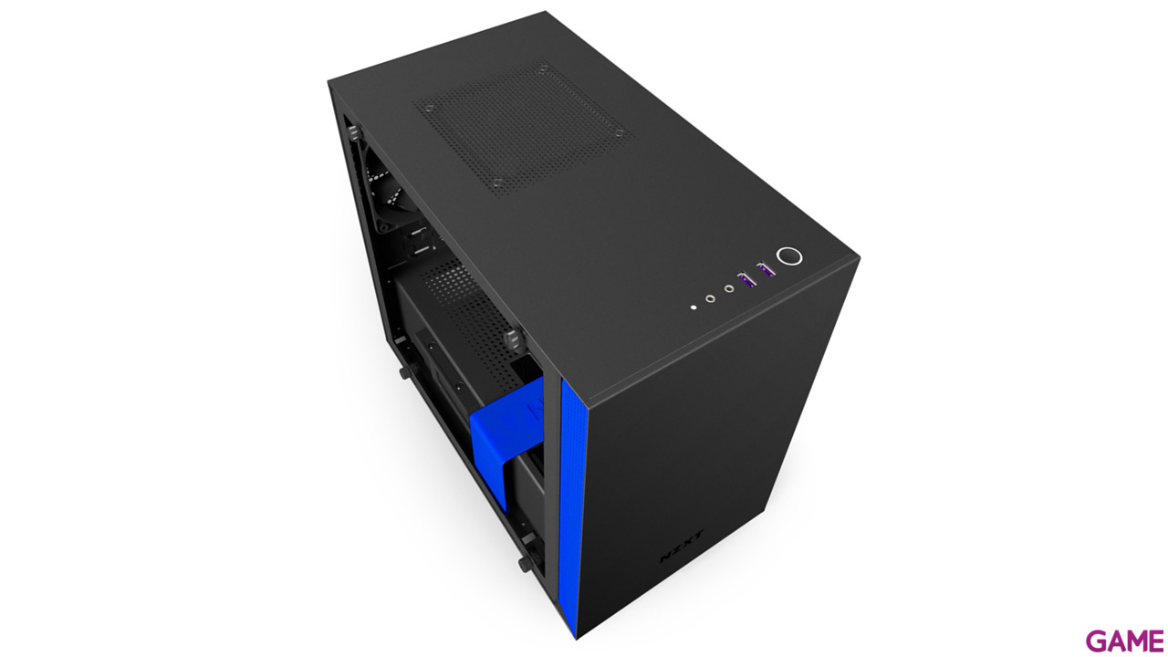 NZXT H200i Azul - Cristal Templado - Mini ITX-0