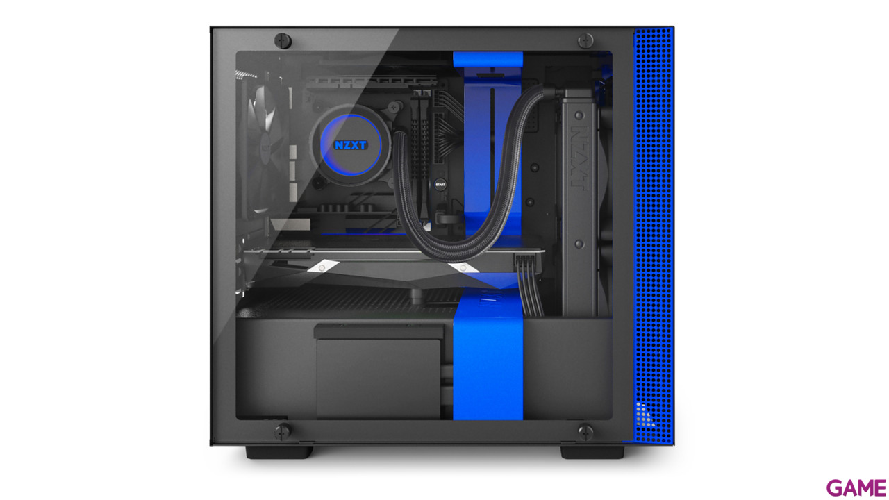 NZXT H200i Azul - Cristal Templado - Mini ITX-5