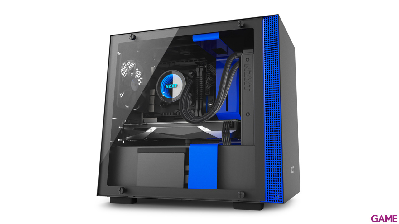 NZXT H200i Azul - Cristal Templado - Mini ITX-6