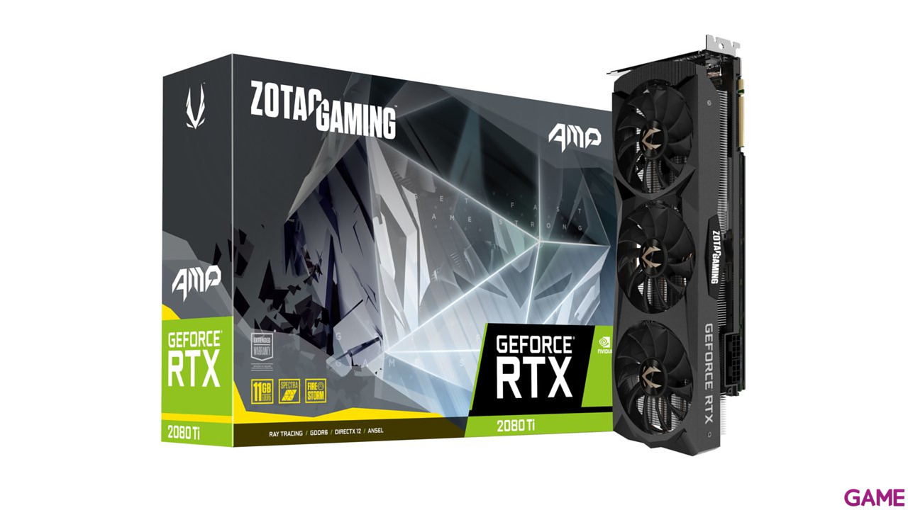 ZOTAC GAMING GeForce RTX 2080 Ti AMP! 11GB GDDR6 - Tarjeta Gráfica Gaming-1