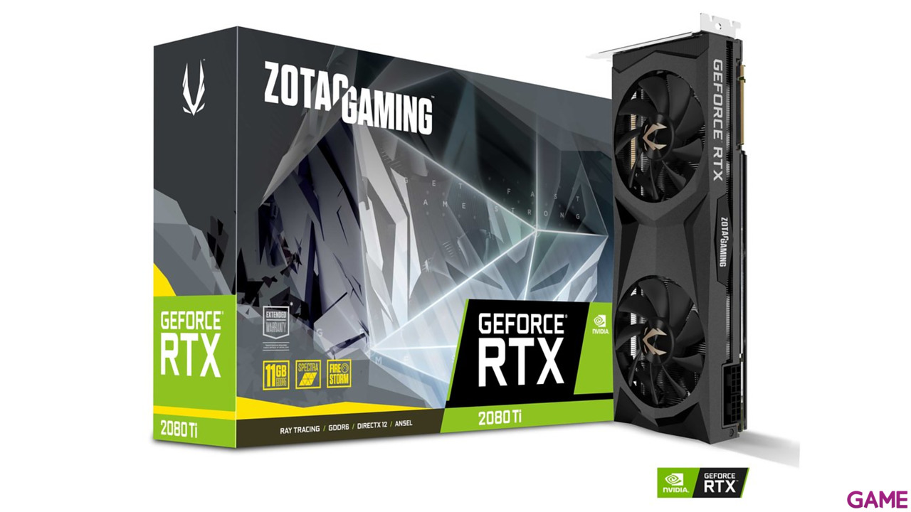 ZOTAC GAMING GeForce RTX 2080 Ti Twin Fan 11GB GDDR6 - Tarjeta Gráfica Gaming-1