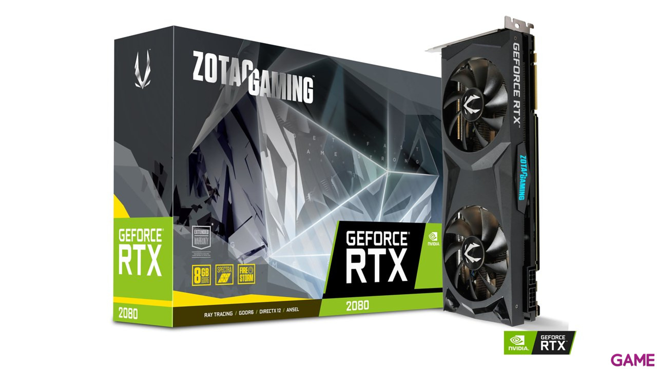 ZOTAC GAMING GeForce RTX 2080 8GB GDDR6 - Tarjeta Gráfica Gaming-1