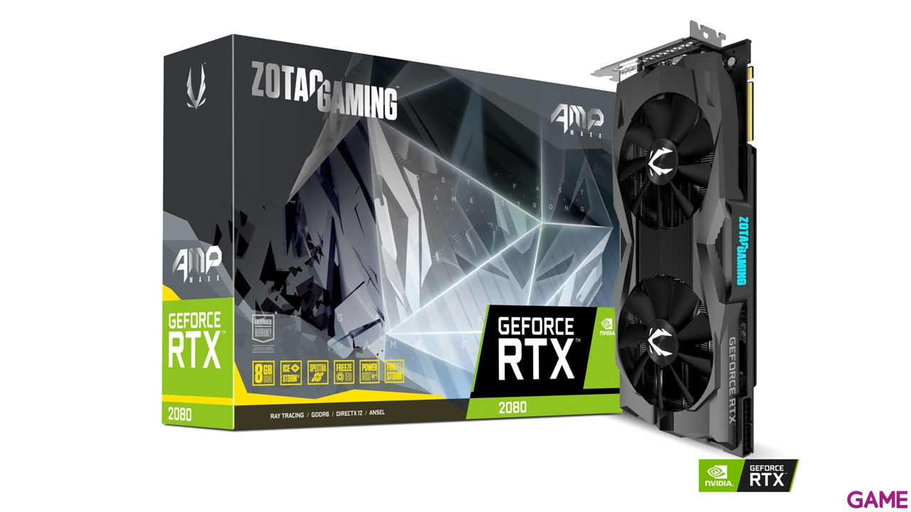 ZOTAC GAMING GeForce RTX 2080 AMP! MAXX 8GB GDDR6 - Tarjeta Gráfica Gaming-1