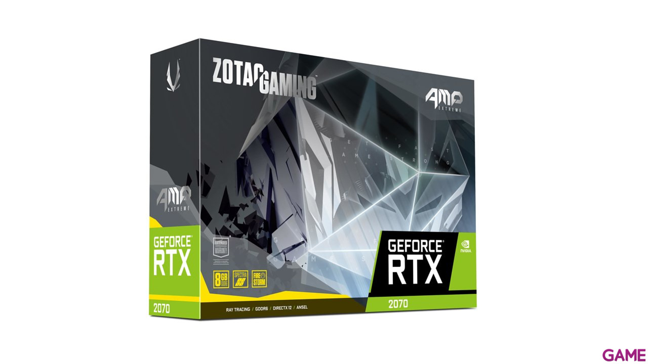 ZOTAC GAMING GeForce RTX 2070 AMP! Extreme 8GB GDDR6 - Tarjeta Gráfica Gaming-6