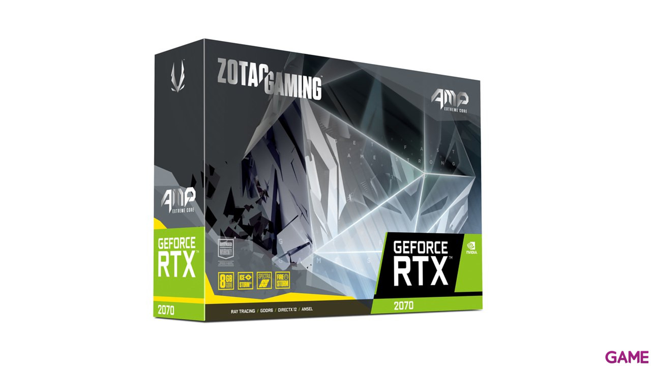 ZOTAC GAMING GeForce RTX 2070 AMP! Extreme Core 8GB GDDR6 - Tarjeta Gráfica Gaming-6