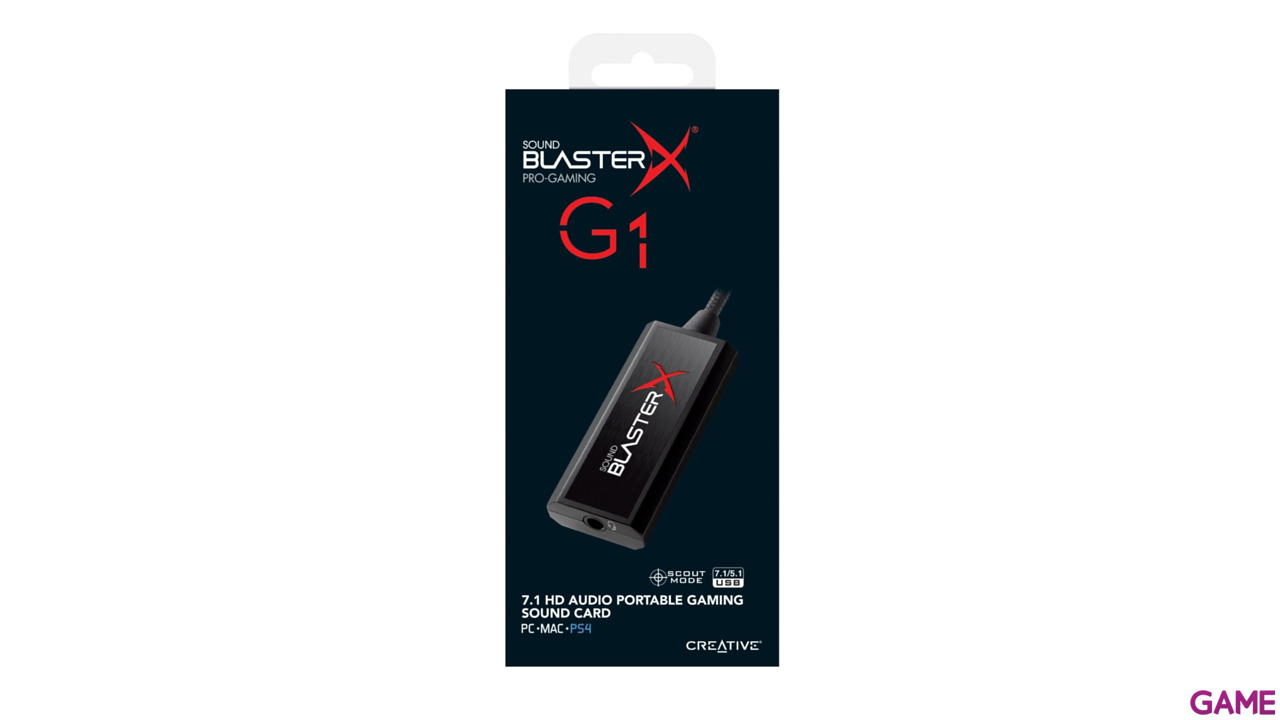 Creative Sound BlasterX G1 USB 24-bits 93dB SNR - Tarjeta de sonido externa-1