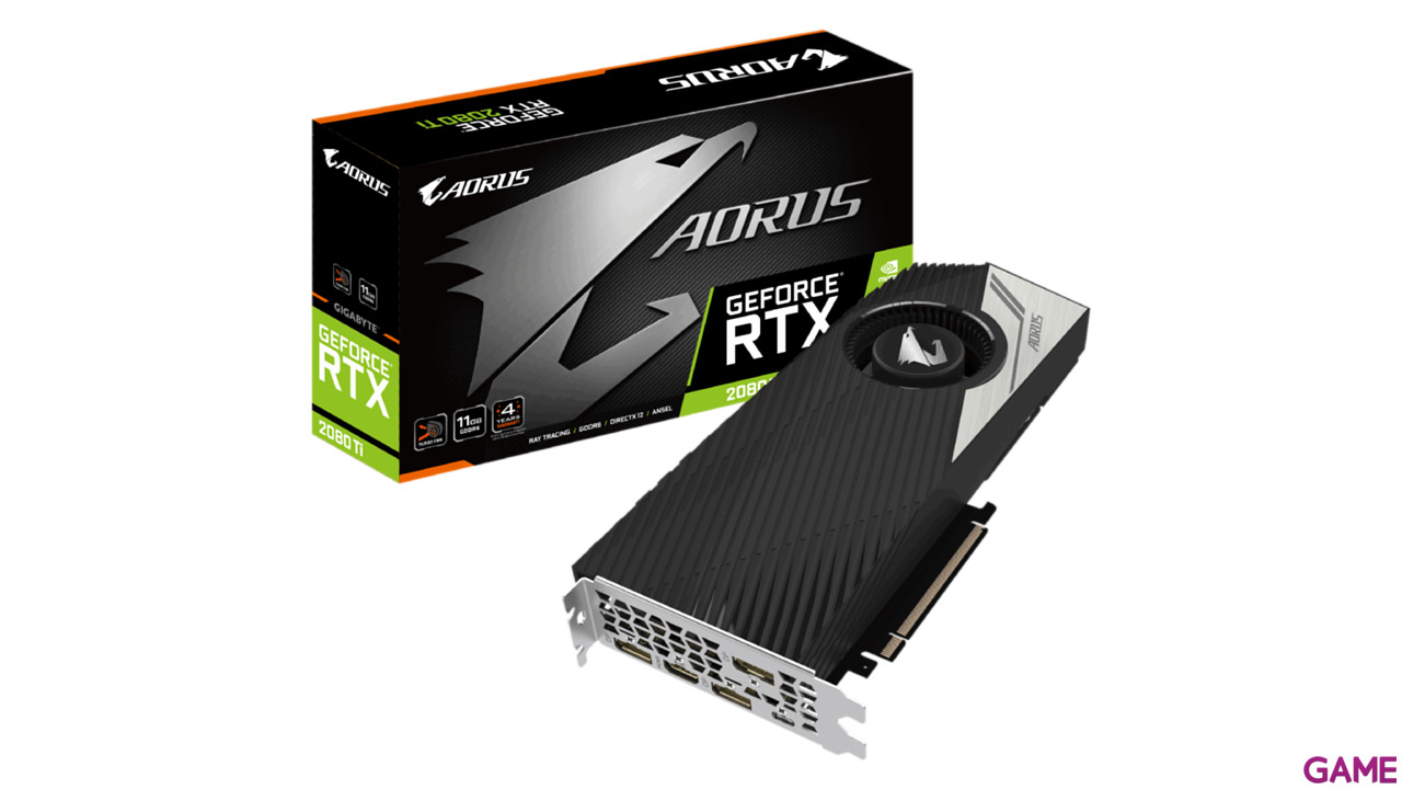 GIGABYTE AORUS GeForce RTX 2080 Ti TURBO 11GB GDDR6 - Tarjeta Gráfica Gaming-6