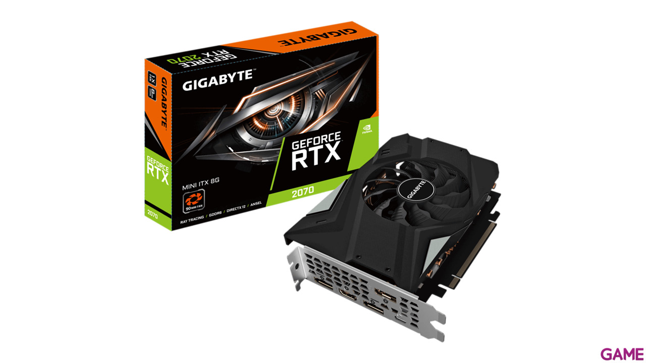 GIGABYTE GeForce RTX 2070 MINI ITX 8GB GDDR6 - Tarjeta Gráfica Gaming-5