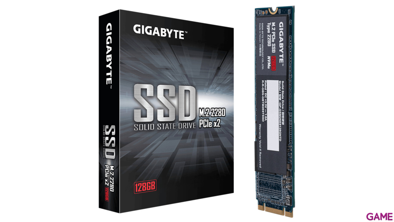 GIGABYTE 128GB - Disco duro interno SSD 2280 M.2-1
