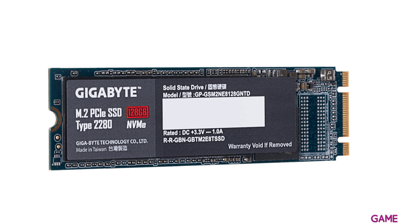 GIGABYTE 128GB - Disco duro interno SSD 2280 M.2-2