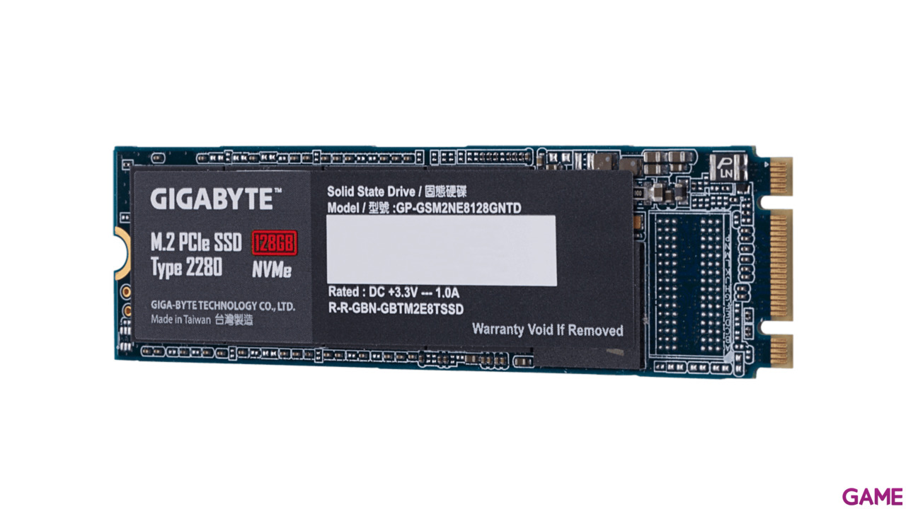 GIGABYTE 128GB - Disco duro interno SSD 2280 M.2-3