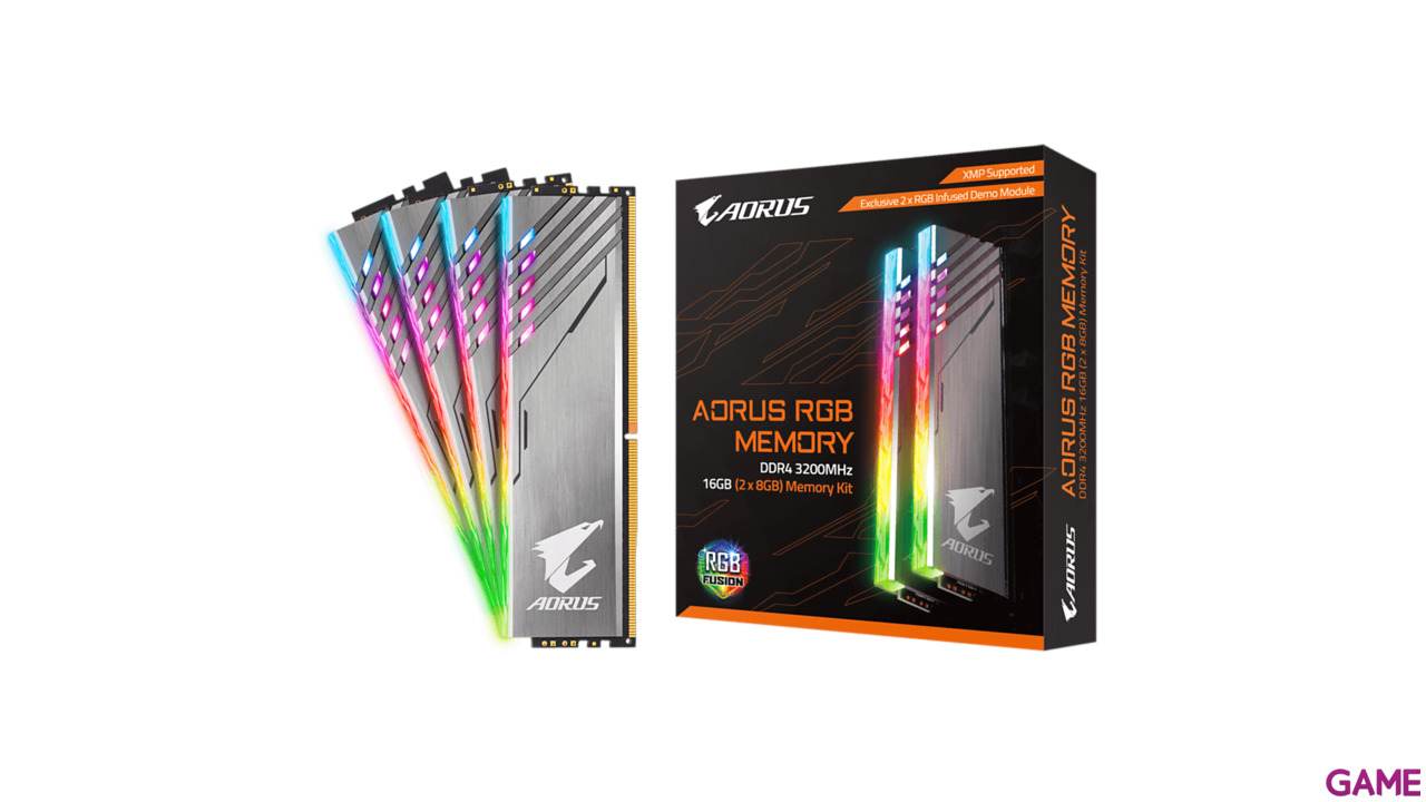 GIGABYTE AORUS RGB DDR4 16GB (2x8GB+2xDemo) 3200MHz Limited Edition with Demo Kit - Memoria RAM-7