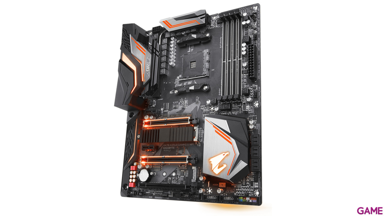 Gigabyte Aorus X470 Gaming 5 WiFi - ATX AM4 - Placa Base-0