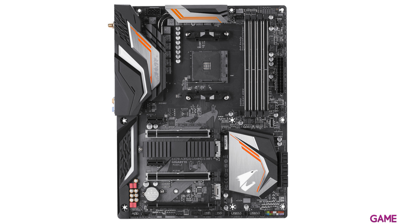 Gigabyte Aorus X470 Gaming 5 WiFi - ATX AM4 - Placa Base-1