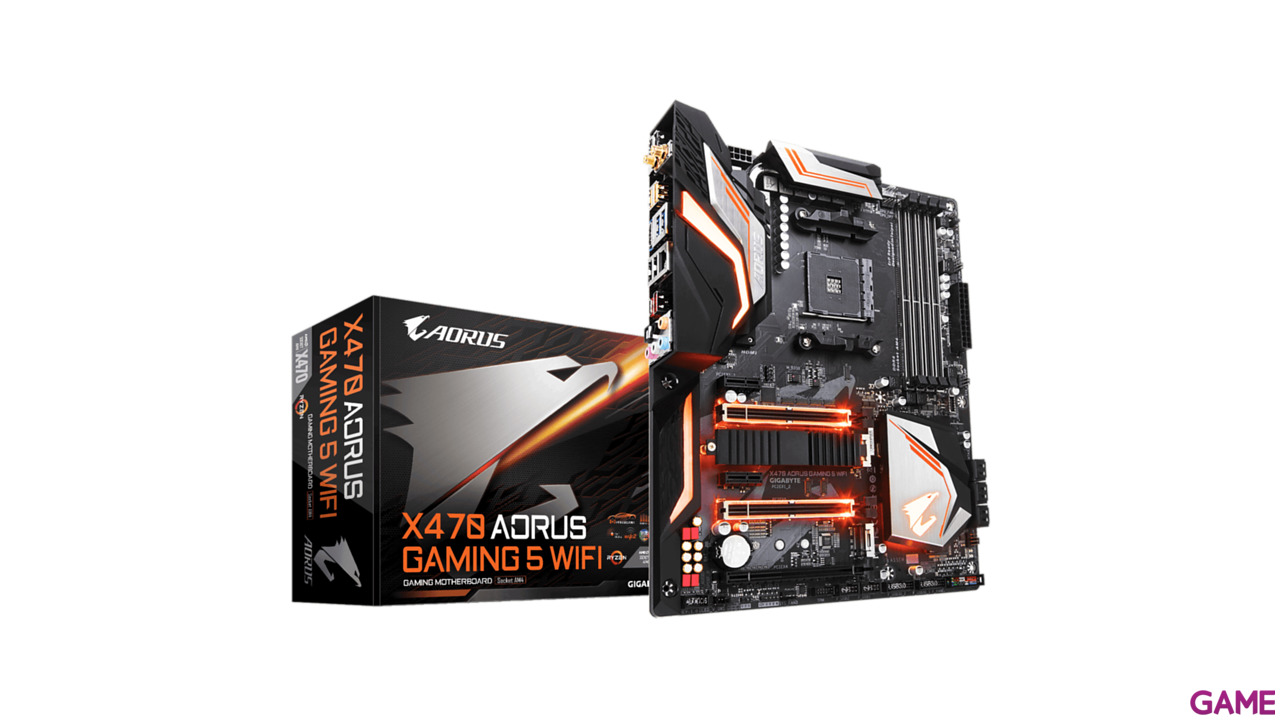 Gigabyte Aorus X470 Gaming 5 WiFi - ATX AM4 - Placa Base-5