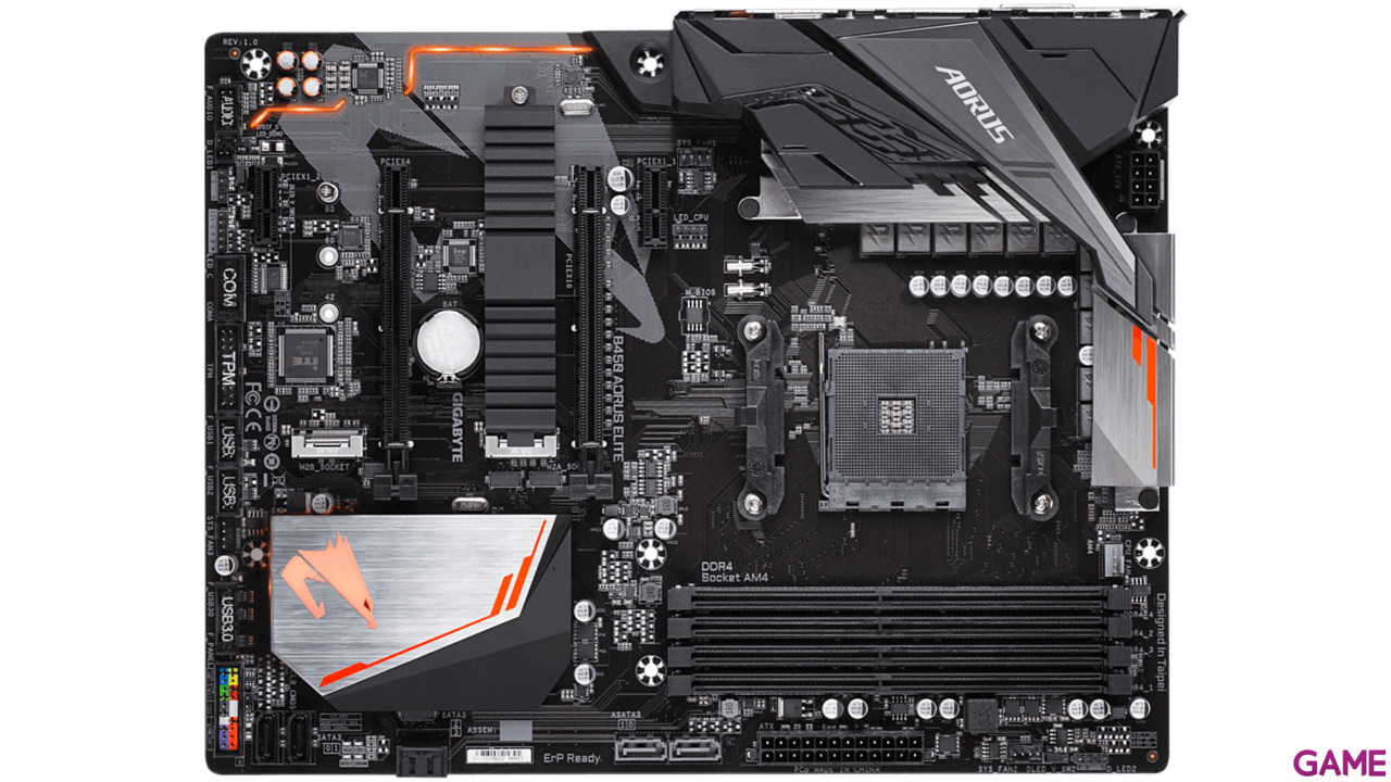 Gigabyte B450 Aorus ELITE ATX AM4 - Placa Base-6