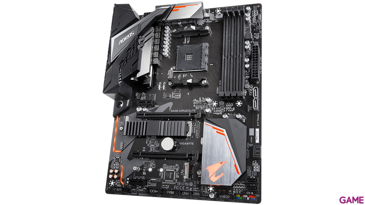 Gigabyte B450 Aorus ELITE ATX AM4 - Placa Base-8