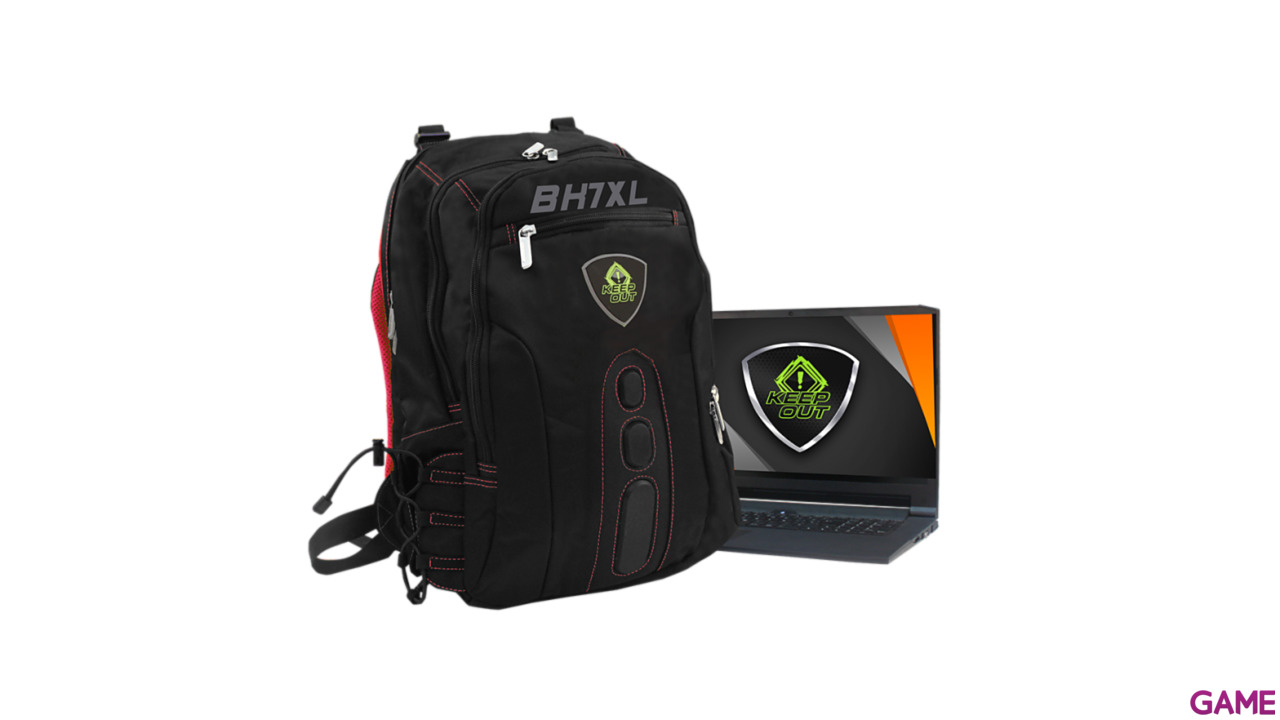 Keep Out BK7RXL - Mochila Gaming 17