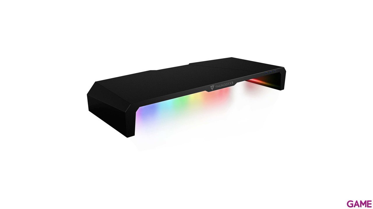 THUNDERX3 AS5HEX - Soporte Stand Monitor RGB Con HUB USB-0