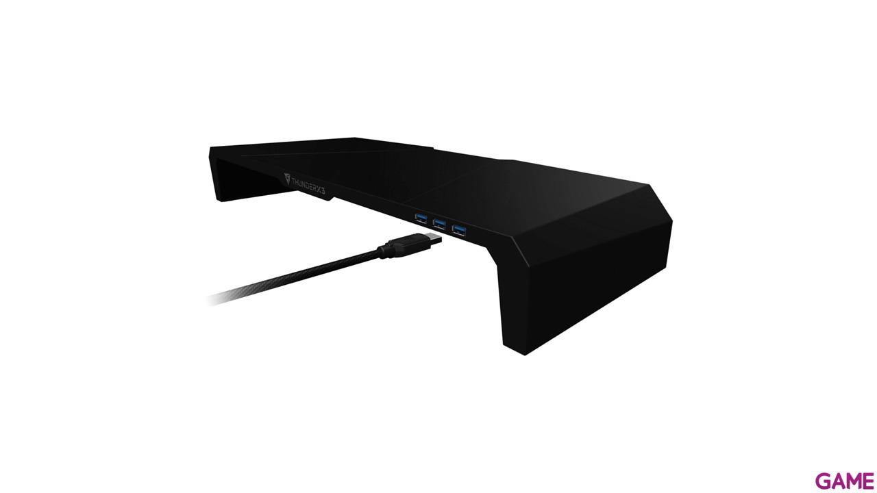 THUNDERX3 AS5HEX - Soporte Stand Monitor RGB Con HUB USB-8