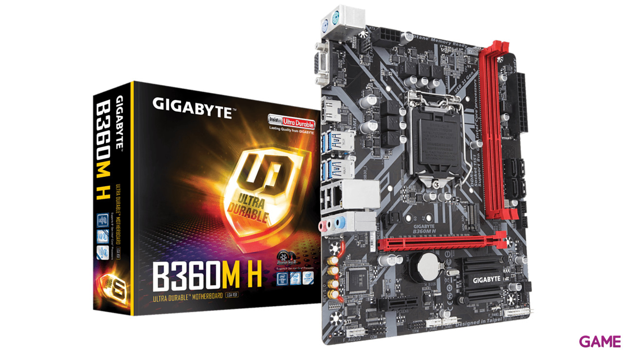 Gigabyte B360M Micro ATX LGA1151 - Placa Base-0