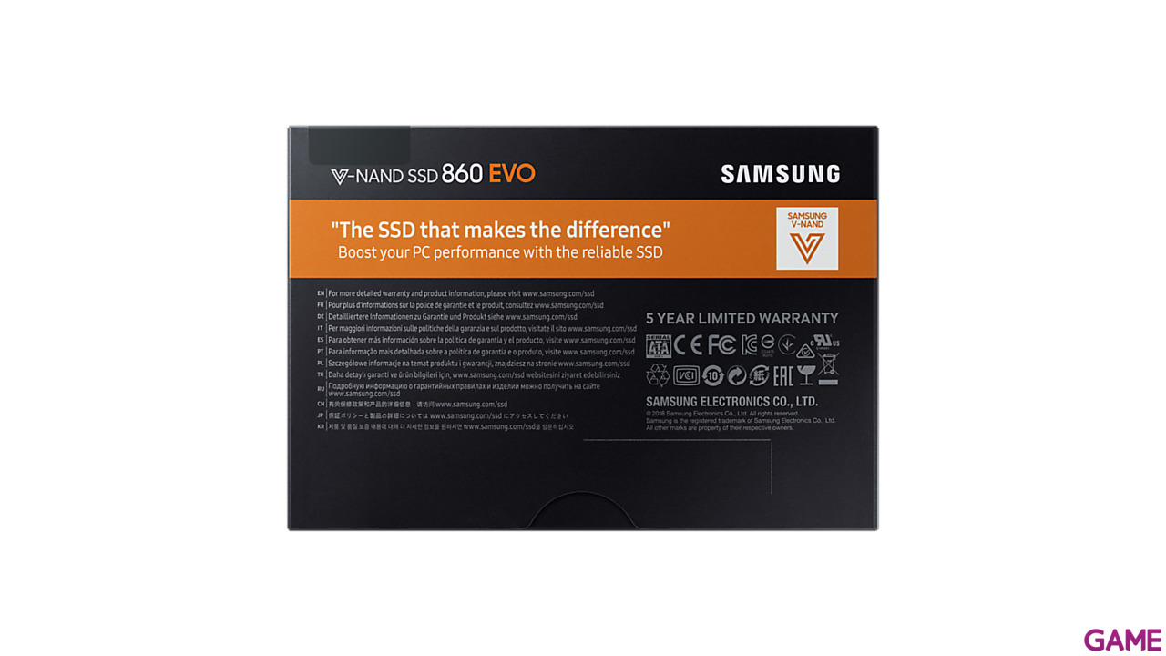 Samsung 860 EVO SSD 1TB 2,5