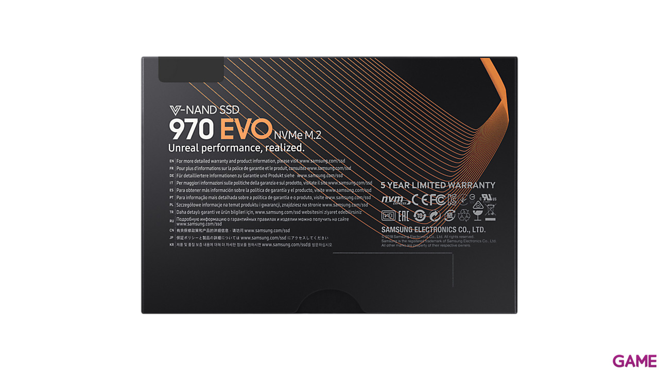Samsung 970 EVO SSD 250GB 2,5