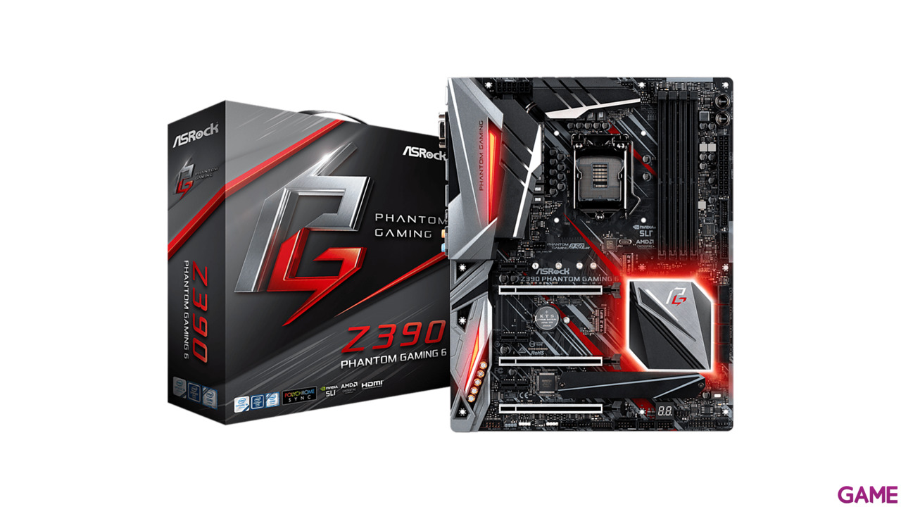 ASRock Z390 Phantom Gaming 6 ATX LGA1151 - Placa Base-0