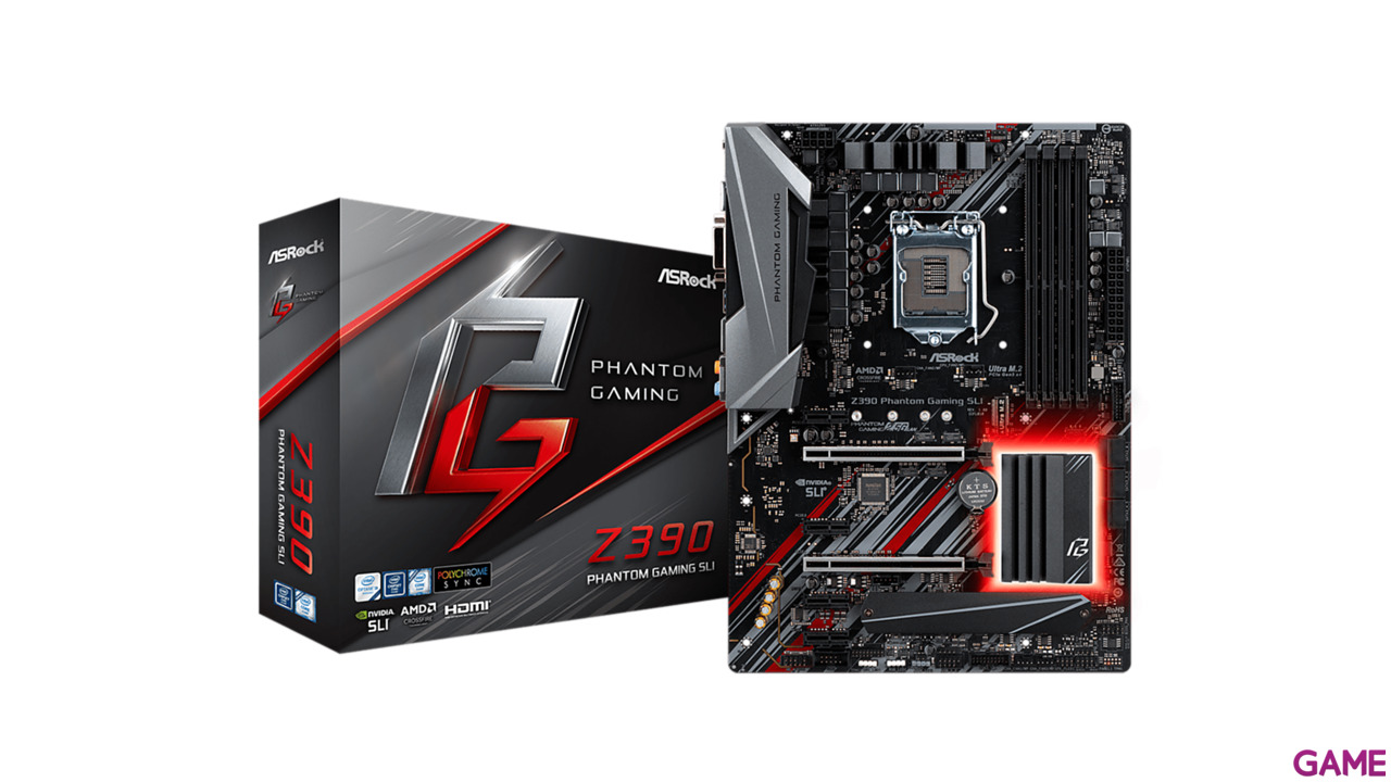 ASRock Z390 Phantom Gaming SLI ATX LGA1151 - Placa Base-4