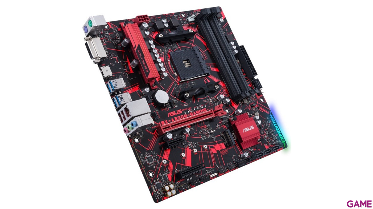 ASUS EX A320M Gaming AM4 Micro ATX - Placa Base-1