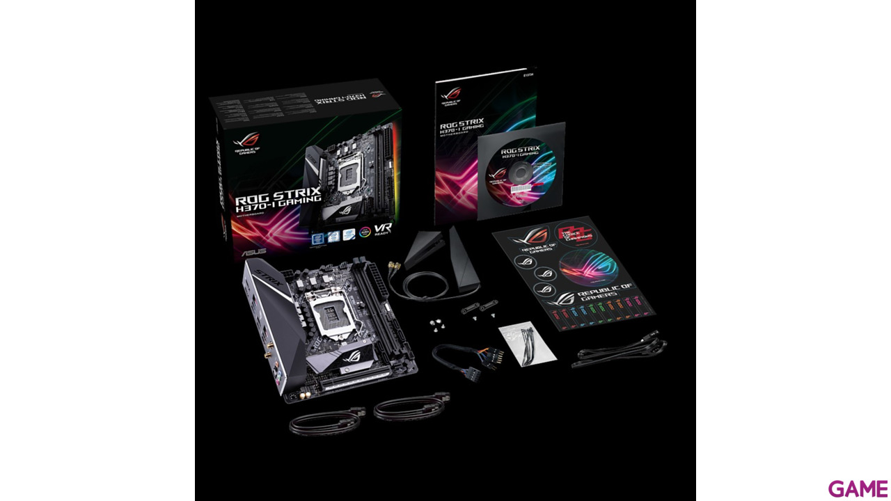 ASUS ROG Strix H370-I Gaming Mini ITX LGA1151 - Placa Base-9