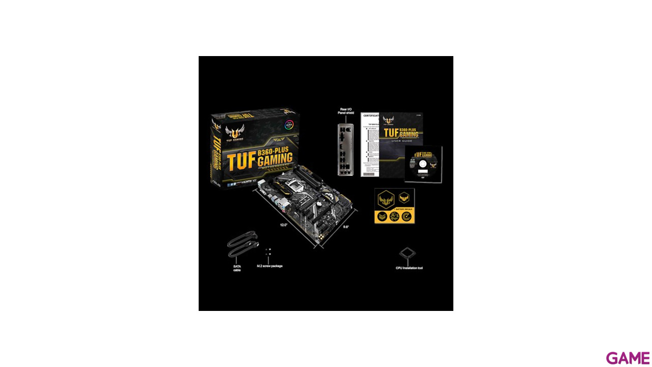 ASUS TUF B360-Plus Gaming ATX LGA1151 - Placa Base-5