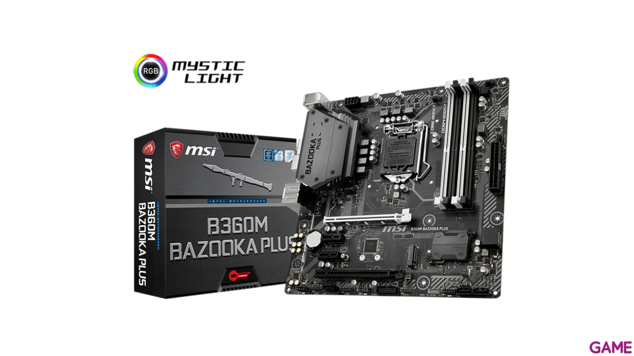 MSI B360M Bazooka PLUS LGA1151 Micro ATX - Placa Base-4