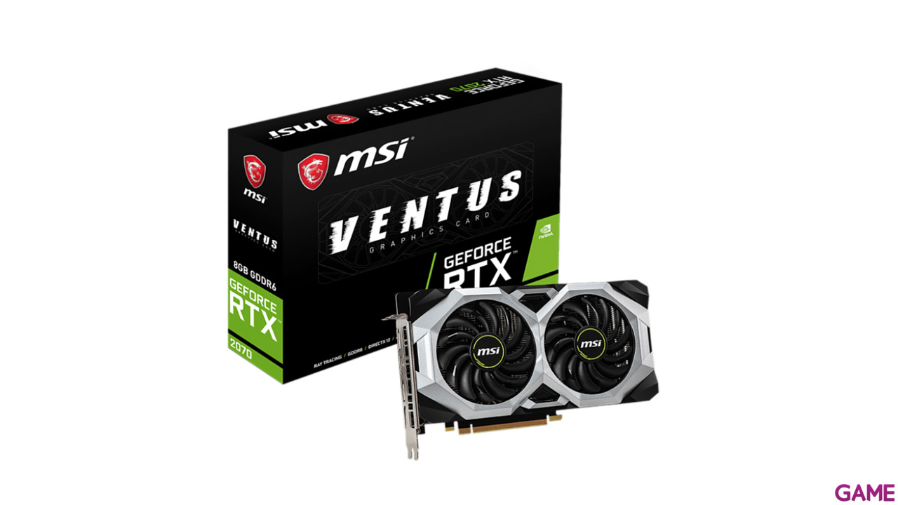 MSI GeForce RTX 2070 VENTUS 8GB GDDR6 - Tarjeta Gráfica Gaming-0