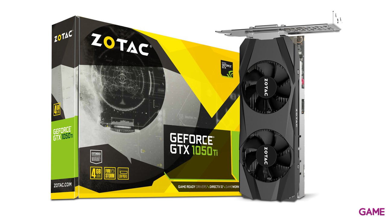 ZOTAC GeForce GTX 1050 Ti Low Profile 4GB GDDR5 - Tarjeta Gráfica Gaming-7