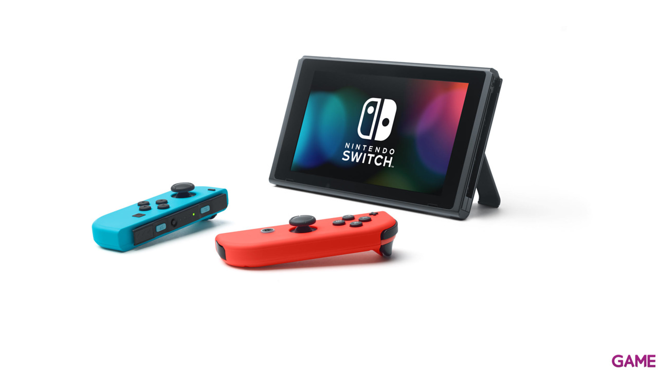 Nintendo Switch Azul Neon Rojo Neon-26