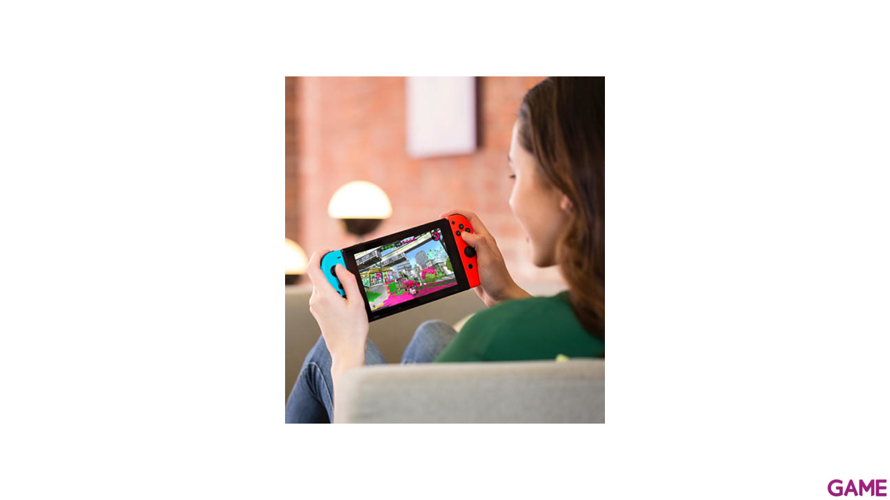 Nintendo Switch Azul Y Rojo Neón + Splatoon 2 Versión Digital-28