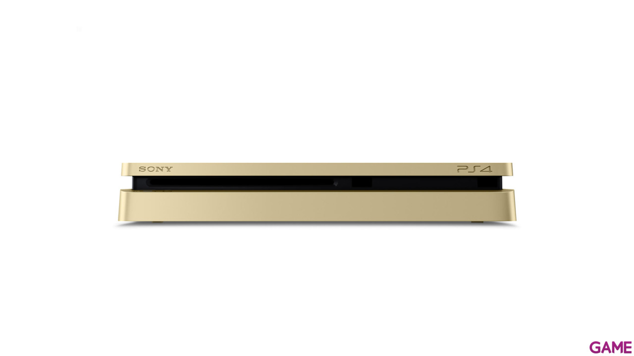 Playstation 4 Slim 500Gb Gold + 2 Dualshock 4 V2-15
