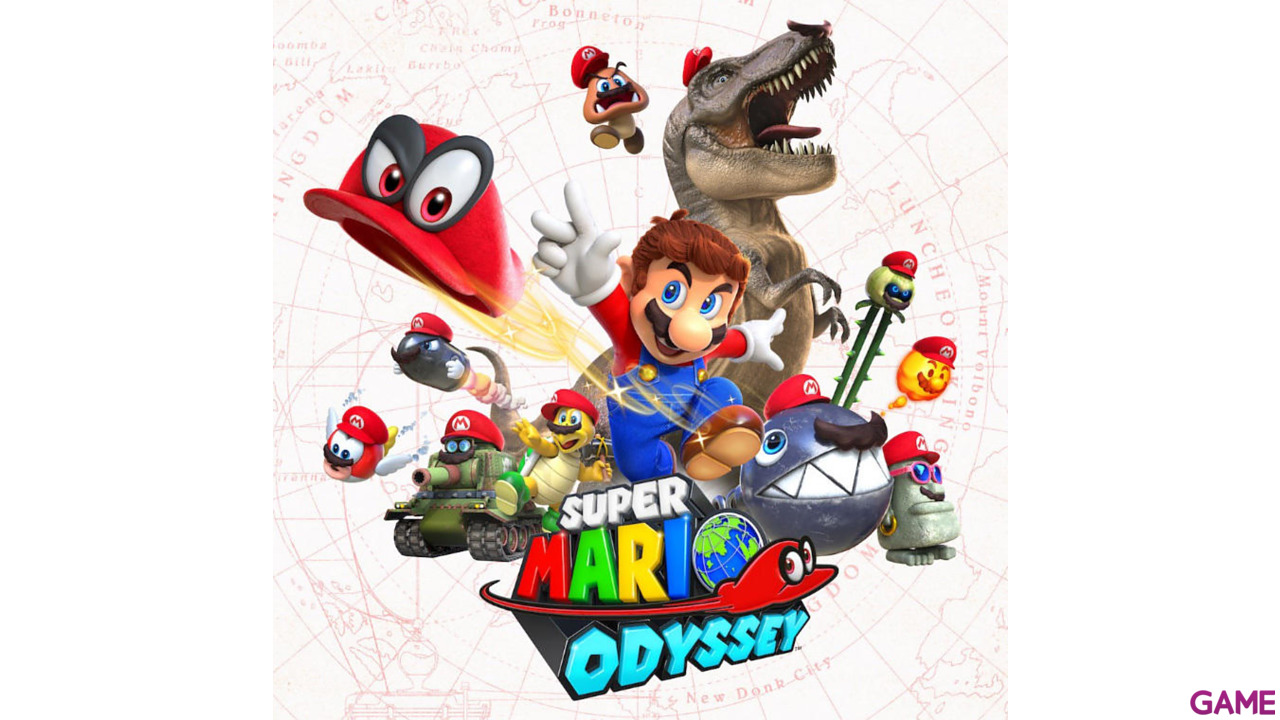 Nintendo Switch + Super Mario Odyssey - Código de Descarga-3